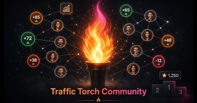 Traffic Torch Community Help Guide – How to post torches, build a profile, connect with other SEOs, earn points, and climb the leaderboard